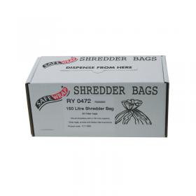 Safewrap Shredder Bag 150 Litre Clear (Pack of 50) RY0472 RY19861