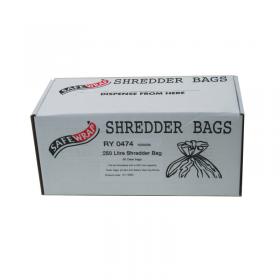 Safewrap Shredder Bag 250 Litre Clear (Pack of 50) RY0474 RY19901