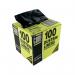 Le Cube Dustbin Liner Dispenser 80 Litre Black (Pack of 100) 0483 RY32125