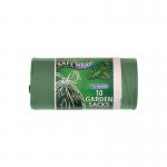Safewrap Tie Handle Garden Refuse Sack 10 Per Roll Pack of 4 0464 RY49004