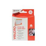 Velcro Stick On Coins Loop Only 19mm White (Pack of 125) VEL-EC60232 RY60232