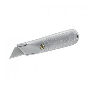 Stanley 199E Classic Fixed Blade Utility Knife Silver 2-10-199 SB10199
