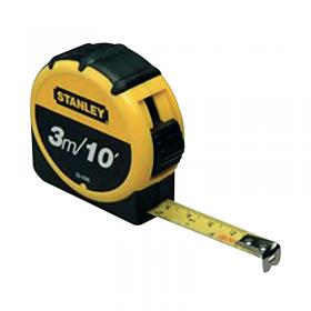 Stanley Retractable Tape Measure with Belt Clip 3 Metre 0-30-686 SB30486