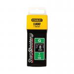 Stanley SharpShooter Heavy Duty 8mm 516in Type G Staples (Pack of 1000) 1-TRA705T SB54274