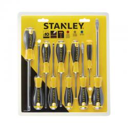 Stanley Essential 10 Piece Screwdrivers Set STHT0-60211 SB60211