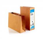 Initiative Storage Case Dust Flap and Tie Laces Foolscap 4in (100mm) Capacity Manilla 75% Recycled