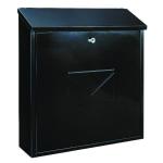 Firenze Black Steel Plate Lockable Mail Box 371791 SBY00110