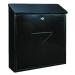 Firenze Black Steel Plate Lockable Mail Box 371791
