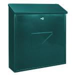 Firenze Green Steel Plate Lockable Mail Box 371792 SBY00289