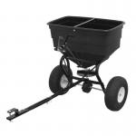 Towable Broadcast Salt Spreader Black 80kg 425725 SBY02667