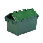VFM Green 25 Litre Plastic Container With Lid 306579 SBY04601