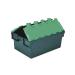 VFM Green 40 Litre Plastic Container With Lid 306584