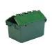 VFM Green 80 Litre Plastic Container With Lid 306604