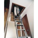 Loft Ladder 2540mm Aluminium (Adjustable floor-to-floor height 2.29m - 2.54m) 306685 SBY04653