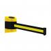 VFM Black /Yellow Wall Mounted Retractable Barrier 4.6m 309834 SBY05743