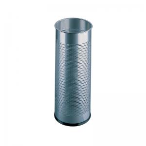 VFM UmbrellaWaste Bin Perforated Silver 310253 SBY05956