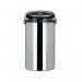 Touch Top Waste Bin 50 Litre Steel 311734 SBY06547