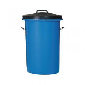 Heavy Duty Coloured Dustbin 85 Litre 476x476x673mm Blue 311963 SBY06633