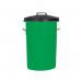 Heavy Duty Coloured Dustbin 85 Litre Green 311965 SBY06635