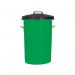 Heavy Duty Coloured Dustbin 85 Litre Green 311965 SBY06635