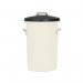 Heavy Duty Coloured Dustbin 85 Litre White 311967 SBY06637