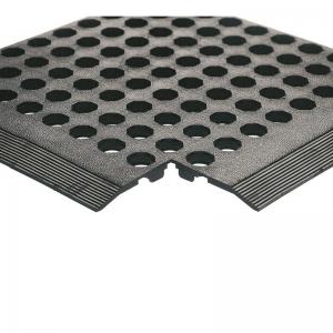 VFM Black Rubber Worksafe Mat 900x1500mm 16mm Thickness 312475