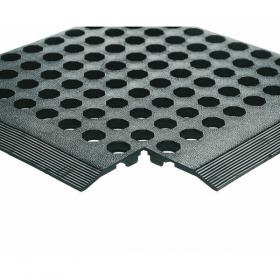 Black Rubber Worksafe Mat (900 x 1500mm, 16mm Thickness) 312475 SBY06940