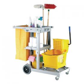 Multipurpose Janitorial Trolley Grey 101272 SBY06942