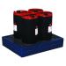 Can Tray Blue 4x25 Litre (Moulded Plastic Construction for 4 x 25 Litre Drums) 312730