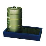Can Tray Blue 2x25 Litre (Moulded Plastic Construction for 2 x 25 Litre Drums) 312732 SBY07034