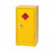 Hazardous Substance Storage Cabinet 28X14X12 inch CW 1 Shelf Yellow 188737 SBY07593