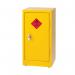 Hazardous Substance Storage Cabinet 28X14X12 inch CW 1 Shelf Yellow 188737 SBY07593