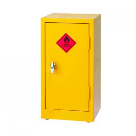 Hazardous Substance Storage Cabinet 28X14X12 inch C/W 1 Shelf Yellow 188737 SBY07593