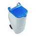 VFM Blue Non-Locking Recycling Wheelie Bin (Capacity: 90 litres) 314633