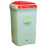 VFM Grey/Orange Plastic Bottles Recycling Bin 315273 SBY07894