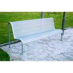 Value Metal Mesh Outdoor Bench Seat Grey 315563 SBY08006