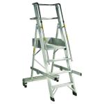 Aluminium 4 Tread Folding Mobile Step Ladder 316029 SBY08158