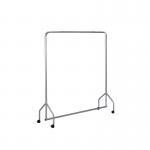 Garment Hanging Rail Silver L1830xH1730xD500mm 316937 SBY08552