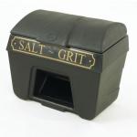 Victoriana Salt and Grit Bin with Hopper Feed BlackGold 200L 317065 SBY08642