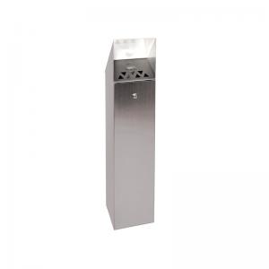 VFM Silver Hooded Top Cigarette Ash Tower Bin 6.6 Litre 317468