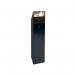 Black Hooded Top 6.6 Litre Cigarette Ash Tower Bin 317469 SBY08764
