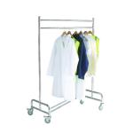 Cloakroom Trolley Stainless Steel Chrome 317970 SBY08907