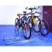 Cycle Rack For 5 Cycles Zinc Plated Grey (Dimensions: 1600x330mm, for tyre widths 35 - 55mm) 320077