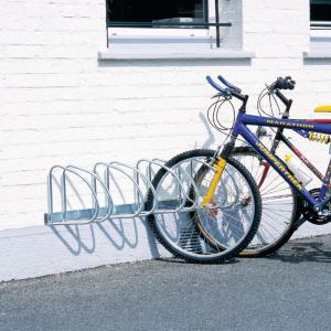 Vfm Aluminium WallFloor Mounted 4-Bike Cycle Rack 320080 SBY10012