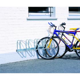 VFM Aluminium Wall/Floor Mounted 4-Bike Cycle Rack 320080 SBY10012