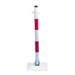 VFM Red/White Collapsible Barrier Post 320088 SBY10014