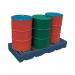 Pallet Sump Poly 4 Drum Capacity Blue 321623 SBY10538