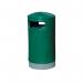 Outdoor Hooded Top Bin 75 Litre Green 321771 SBY10580