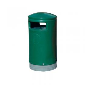Outdoor Hooded Top Bin 75 Litre Green 321771 SBY10580