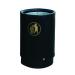 Black and Gold Victorian Open Top 75 Litre Bin 321775